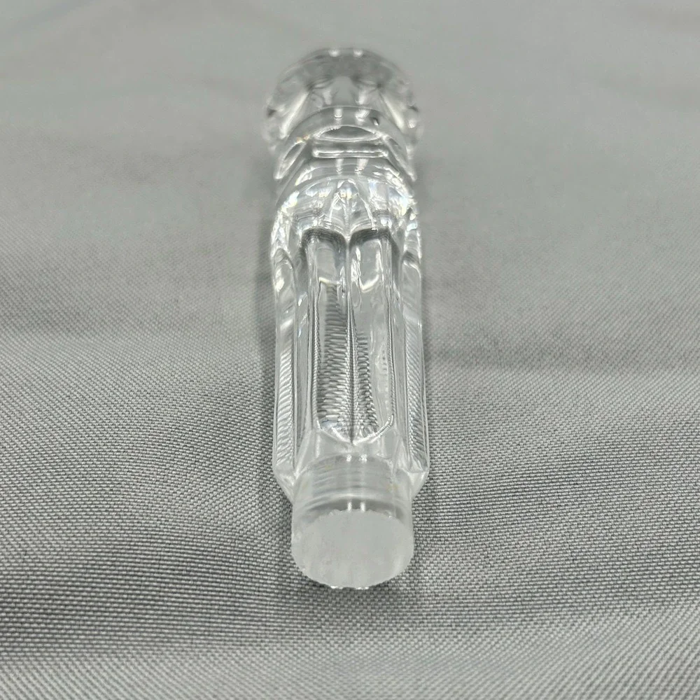 Vintage Ribbed Glass Decanter Cruet Stopper‎ 5